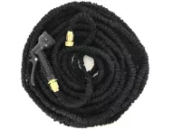 Smršťovací hadice s rozprašovačem s mosazným závitem - 45 m - černá