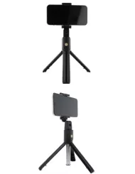 Teleskopická bezdrátová selfie tyč se stativem K07 -  2 v 1 