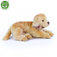 plyšový pes zlatý retrívr ležící, 30 cm