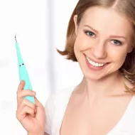 Ultrazvukový čistič zubů - zelený