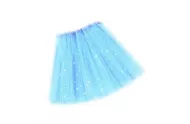 Princeznovská sukně s LED světlem - modrá