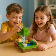 Magnetická stavebnice Module World - 48 kostiček + 2 figurky
