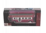 Model autobusu PullBack - červený