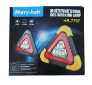 Výstražný LED trojúhelník Hurry bolt HB-7707 na 4x AA baterie