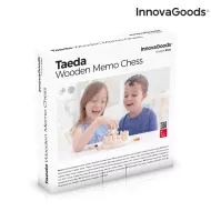 Dřevěné paměťové šachy Taeda - 24 figurek - InnovaGoods