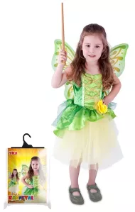 karnevalový kostým víla Zelenka s křídly, vel. M