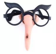 nos čarodějnický/halloween s brýlemi