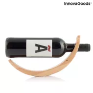 Dřevěný stojan na víno ve tvaru kolébky Woolance - InnovaGoods