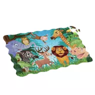 Puzzle - zvířata v džungli - 208 ks - 90 x 64 cm - Rappa