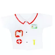 Dětský zdravotnický kostým - s umělou stříkačkou a stetoskopem - Rappa
