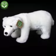 plyšový medvěd polární stojící, 28 cm