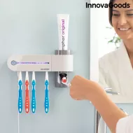 UV sterilizátor na zubní kartáčky s podstavcem a dávkovačem zubní pasty Smiluv - InnovaGoods