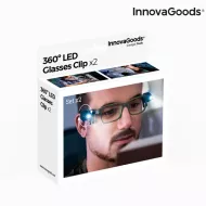 Klipy na brýle s LED světlem - 2 ks - InnovaGoods