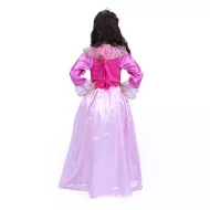 Dětský kostým růžová princezna sametová(S)