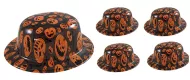 klobouk plastový Halloween, 4 ks v sáčku