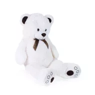 Velký plyšový medvěd Tonda - krémově bílý - 100 cm - Rappa
