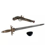 Pirátská sada - bambitka s mečem a klapkou na oko - Rappa