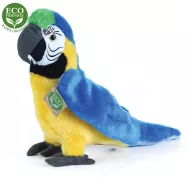 plyšový papoušek modro žlutý Ara Ararauna, 24 cm