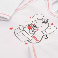 Kojenecká košilka New Baby Mouse bílá