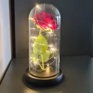 Svítící věčná růže v luxusním balení