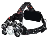 LED Čelovka Trizand 16144 s 5xT6