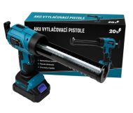 Akumulátorová tmelicí pistole HAYAMI - 4 rychlosti - tlak 300 kg - 21V + 2x baterie