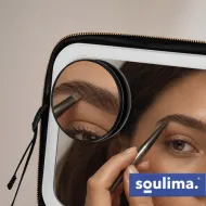 LED kosmetický kufřík se zrcátkem - Soulima