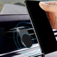 Magnetický držák na telefon do auta - černý