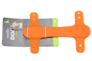 Silikonové LED světlo na obojek DOGS (15cm) - Oranžové