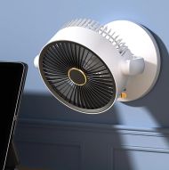 Kompaktní stolní ventilátor F808 - bílý