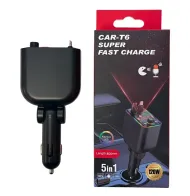 Transmiter T6 se samozasunovacím kabelem - 5v1