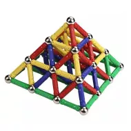 Kreativní magnetická stavebnice - sada 103 dílů