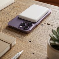 Bezdrátová powerbanka 5000 mAh - bílá