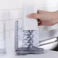 Kartáč na čištění sklenic s přísavkou