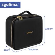 LED kosmetický kufřík se zrcátkem - Soulima