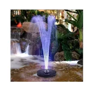 Svítící LED solární zahradní fontána - Gardlov