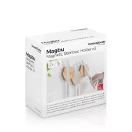 Bambusové magnetické nalepovací držáky Magbu - 3 ks - InnovaGoods