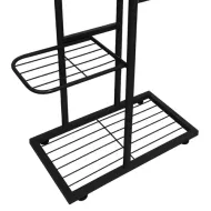 Stojan na květiny Ruhhy - 106 cm - 6 polic - černý