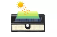 Solární zahradní osvětlení se senzorem pohybu - 190 LED