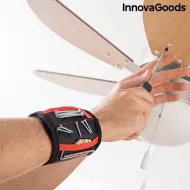 Magnetický náramek pro kutily se dvěma kapsami WrisTool - InnovaGoods