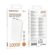 Powerbanka Borofone BJ80 Clever - 10 000 mAh - bílá