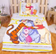 Bavlněné povlečení Medvídek Pů - Sweet Dreams - 140 x 200 cm + 70 x 90 cm - Jerry Fabrics