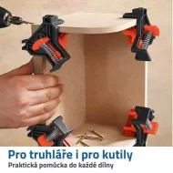 Truhlářská úhlová svěrka - 4 ks