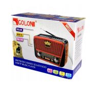 Přenosné rádio Golon RX-BT455S s Bluetooth, USB, TF, solárním napájením a dobíjecí baterií