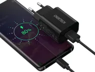 Síťová USB nabíječka - 4x USB Quick Charge 3.0 - VERK - černá