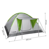 Turistický stan pro 2-4 osoby - Trizand