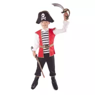 kostým pirát s kloboukem vel. L