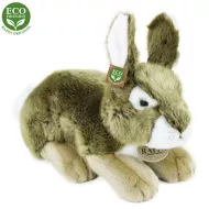 Plyšový ležící králík - šedý - 25 cm - Rappa