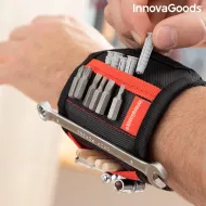 Magnetický náramek pro kutily se dvěma kapsami WrisTool - InnovaGoods
