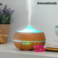 Zvlhčovač vzduchu s aromadifuzérem - LED Wooden-Effect - InnovaGoods